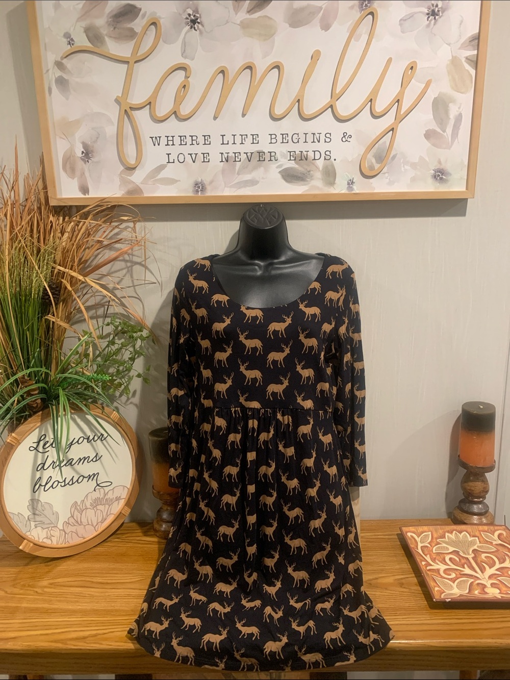Boden Oh Deer Tunic Dress